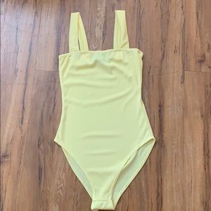 Boohoo Ribbed Bodysuit